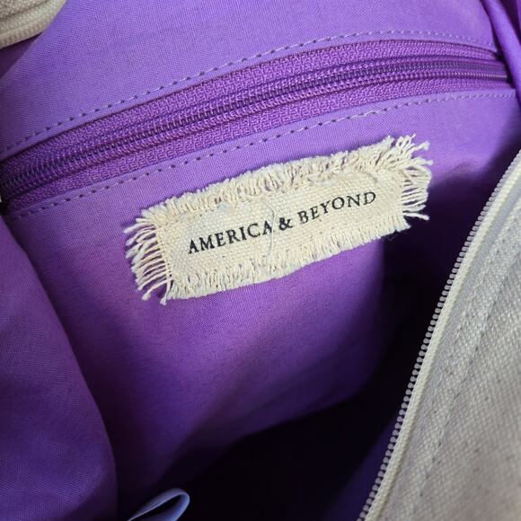 Vibrant Sequin Shoulder Bag in Purple and Gold - Picture 4 of 11